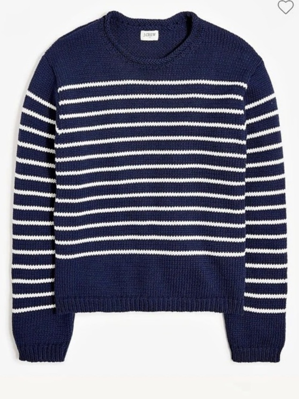 J.Crew Striped Rollneck Sweater 100% cotton